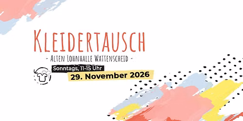 Kleidertausch \u2013 Young Caritas \u2013 Alte Lohnhalle Wattenscheid 