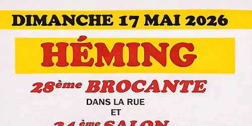 La Grande Brocante de H\u00e9ming 2026