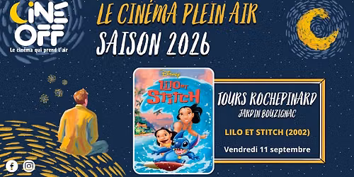 Cin\u00e9 Plein Air : Lilo & Stitch (2002) - Tours Rochepinard