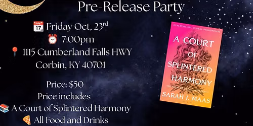A Court of Thorns and Roses Pre-Release Party