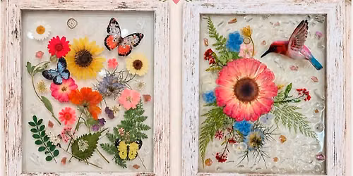 Pressed Flowers & Resin Party