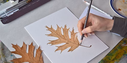Botanical Leaf Painting Workshop: 4-sessions