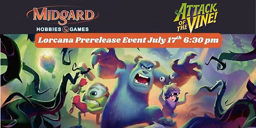 Lorcana Attack of the Vines Prerelease Event