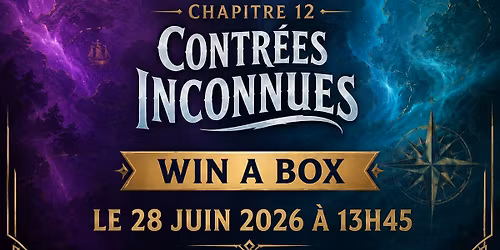 Championship Lorcana chapitre 12 : "Contr\u00e9es Inconnues" Win a Box \ud83c\udfdd\ufe0f