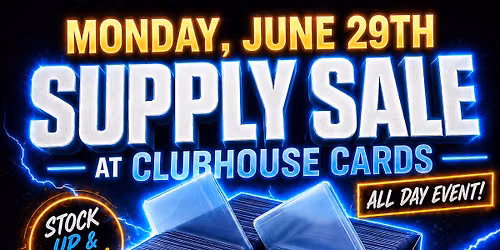 Trading Card Supply Sale