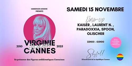 Remember Virginie Cannes