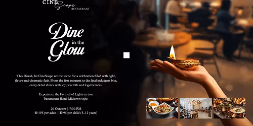 Dine in the Glow at CineScope Restaurant