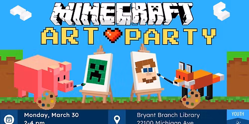Minecraft Art Party