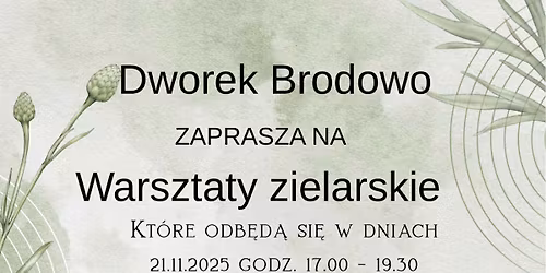 Warsztaty Zielarskie