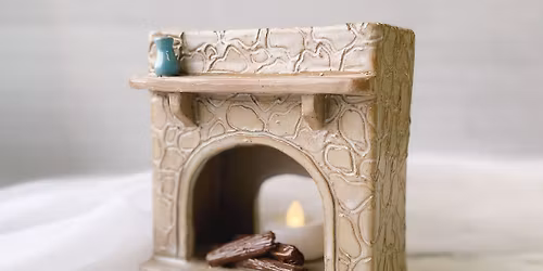 12\/17 Clay Handbuilding: Fireplace Votive