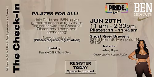 Nike Midsouth Pride & BEN Present: The Check-In - Pilates & Mental Health