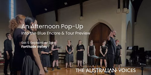 An Afternoon Pop-Up: Into the Blue Encore & Tour Preview