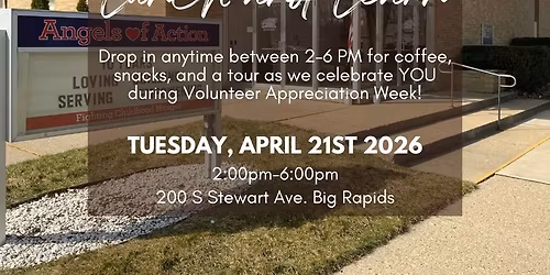 April Community Lunch & Learn- Open House!