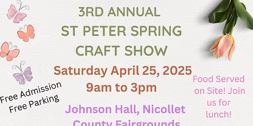3rd Annual St Peter Spring Craft Fair