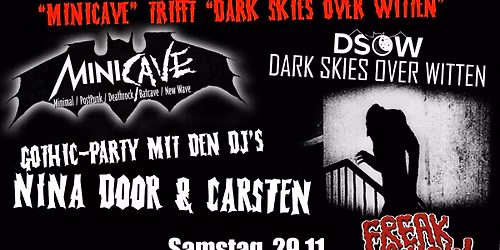 GOTHIC-PARTY "Minicave" trifft "Dark Skies over Witten"