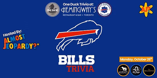 Bills Trivia Hosted by Almost Jeopardy!