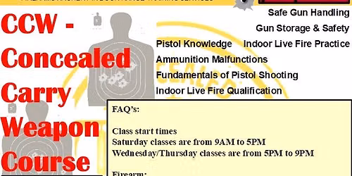 Sep 26 - CCW - Conceal and Carry