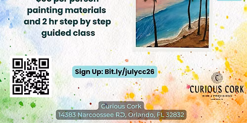 July Curious Cork Paint Nite
