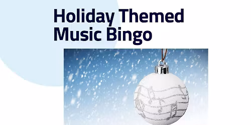 Holiday Themed Music Bingo