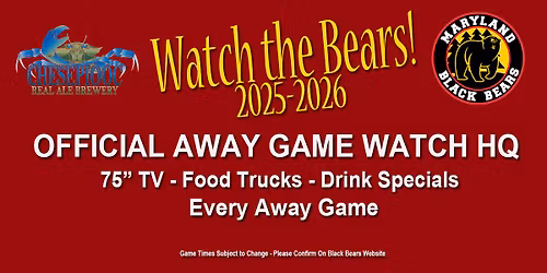 Maryland Black Bears Watch Party