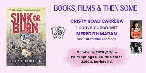 BOOKS, FILMS & THEN SOME: Cristy Road Carrera \/ Meredith Maran