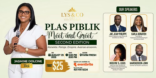 Plas Piblik Meet and Greet