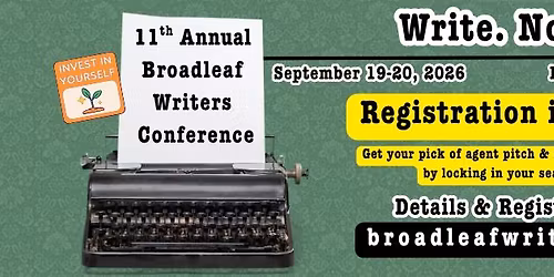 11th annual Broadleaf Writers Conference