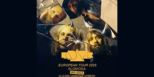 Kadavar + Slomosa \/ 1 XII 2025 \/ Warszawa