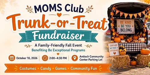 MOMS Club's Annual Trunk or Treat 2026