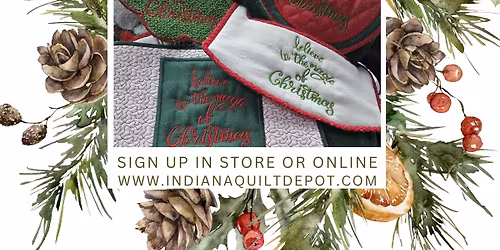 Sharon's Holiday Gift Set Embroidery Class