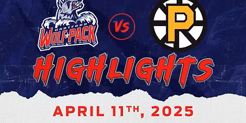 Providence Bruins vs. Hartford Wolf Pack