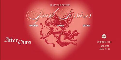 Spark Sessions: Modern Speed Dating Event (Ages 28-35)