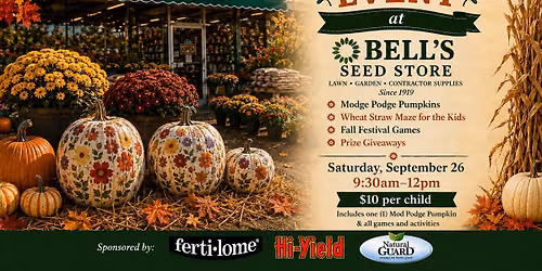 Fall Family Event at Bell's Seed Store