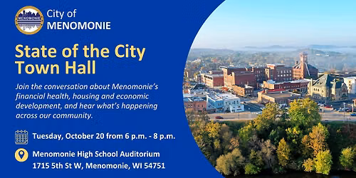 City of Menomonie State of the City Town Hall