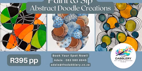 Paint & Sip - Abstract Doodle Creations