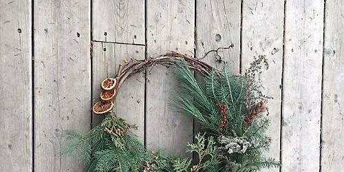 Family Holiday Wreath Making Workshop at Claireville