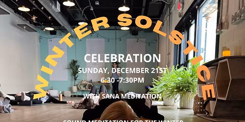 Sound Bath - Winter Solstice