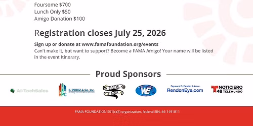 12 Annual FAMA Golf Tournament