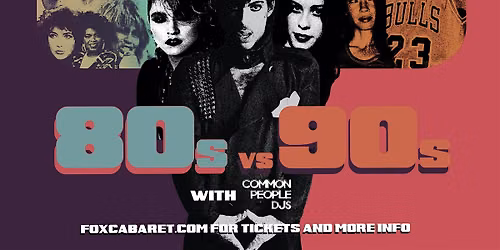 80s vs 90s Night
