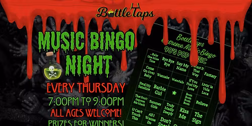 Xtreme Music Bingo at BottleTaps