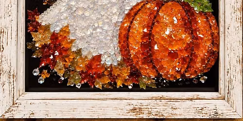 Happy HalloThanksMas Crushed Glass Craft & Sip at Champions