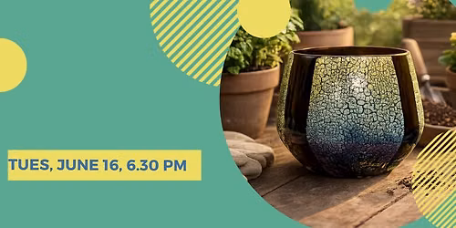 Crackle Glaze Technique Class-Tuesday, June 16, 6:30 pm