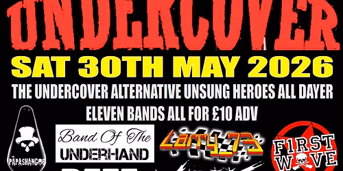 Undercover Alternative Unsung Heroes 2026