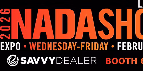 Savvy Dealer - NADA 2026