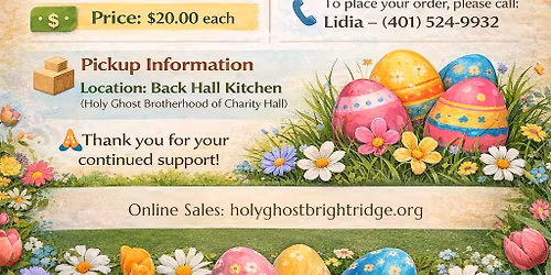 HGBC Brightridge - Easter Massa Fundraiser