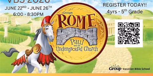 VBS 2026: Rome-Paul and the Underground Church