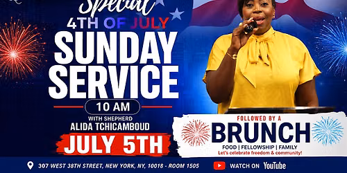 Special 4th of July Sunday Service