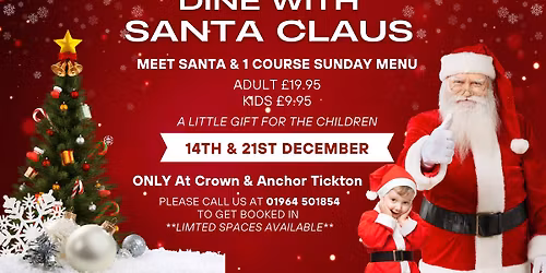 DINE WITH SANTA CLAUS