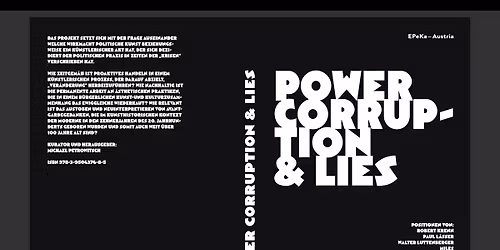 Katalogpr\u00e4sentation: Power, Corruption & Lies