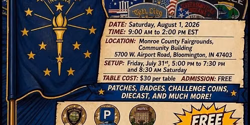 Central Indiana Law Enforcement Memorabilia Collectors Show